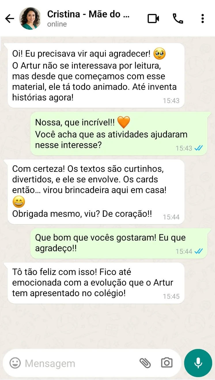 Cristina - mãe do Artur